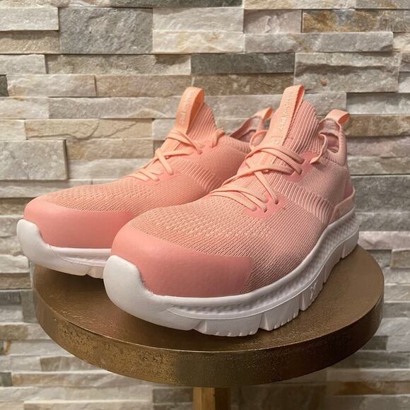 Timberland PRO A5VKY Pink Shoes 8.5 | Safety Toe, Anti-Fatigue, Slip-On NWOT - Picture 2 of 12